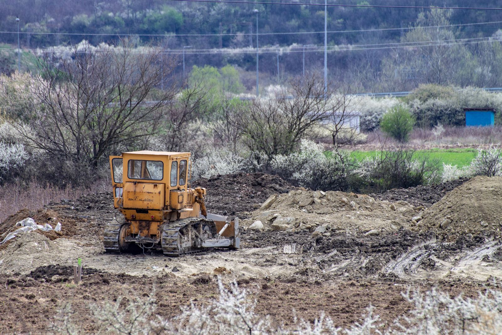 Wooded lot cleared for new build