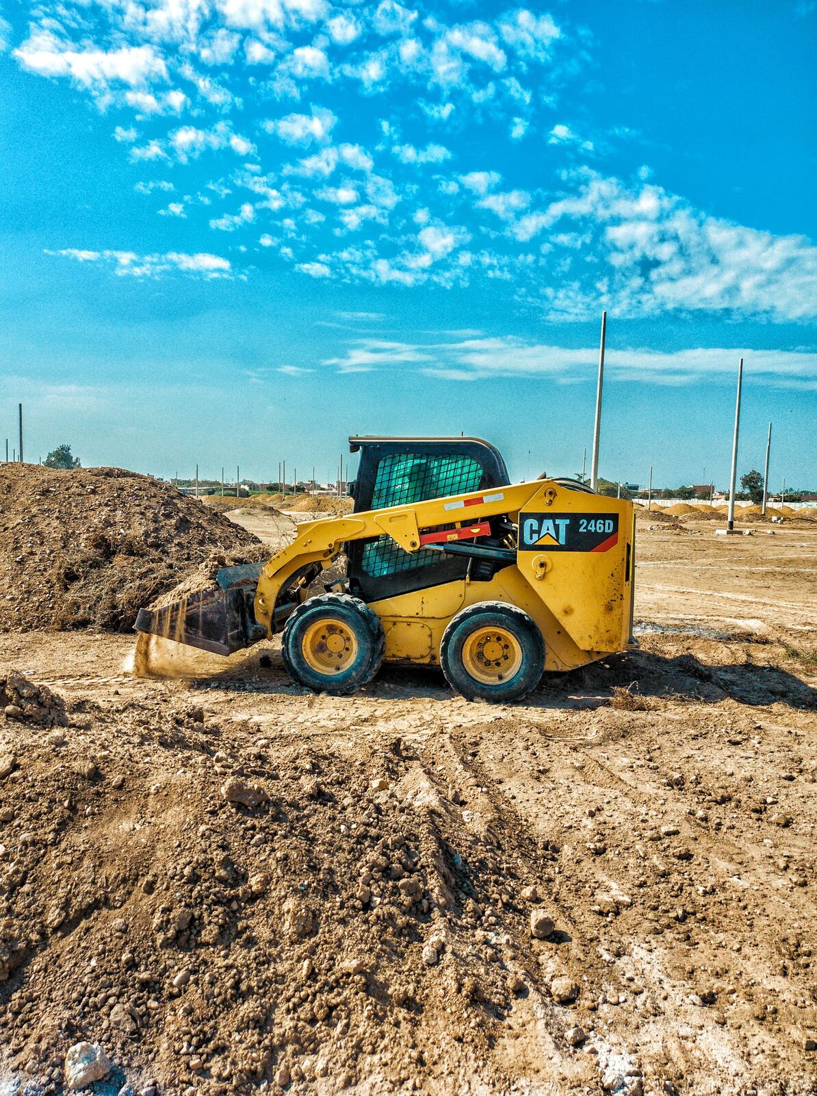 Prepared home building pad